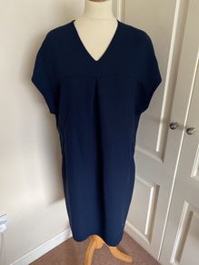 Tommy Hilfiger lined navy dress - 12-14