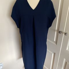 Tommy Hilfiger lined navy dress - 12-14