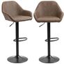 Adjustable Bar Stools Set of 2 Image 8