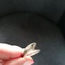 Stg Silver Lip Design Ring Image 2