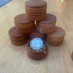 Beech Keepsake Box with Irish Half-Crown