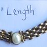 Vintage Art Deco Choker Necklace Ladies gold, pearl necklace Image 7