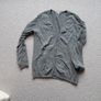 100% cashmere grey cardigan 10-12 Image 2