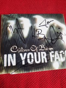 Children Of Bodom : In Your Face Promo CD (Fully Autographed)
