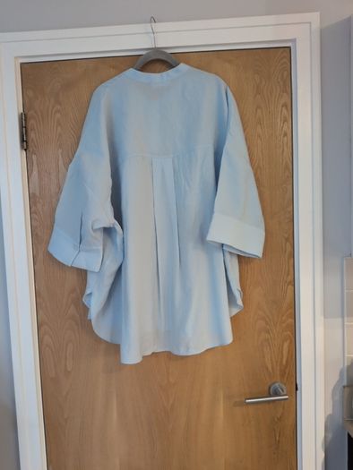 Primark Baby Blue long Blouse. S.18. New- No Tag.