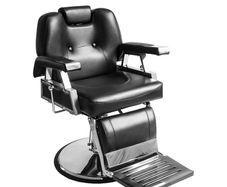 Professional Hairdressing Chair, High-Quality Faux Leather, Hydraulic Retractable