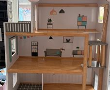 wooden dolls house
