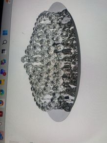 Chrystal ceiling lamp 35mm diameter