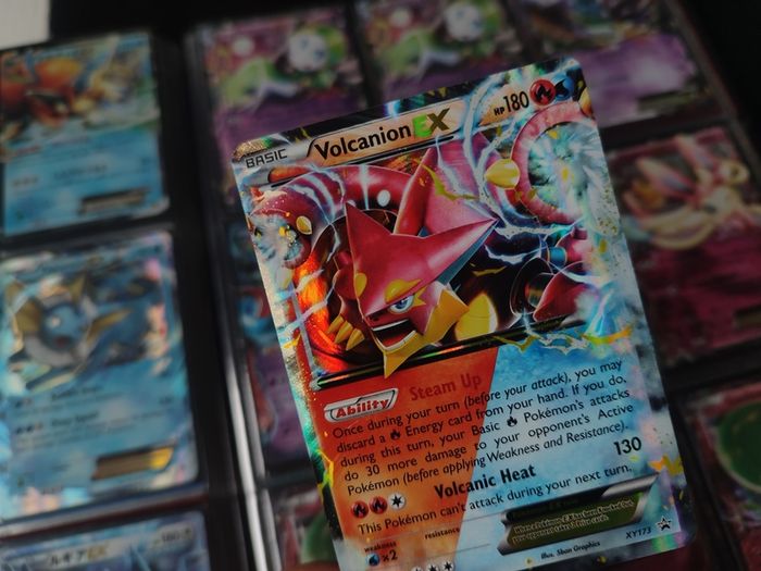 Volcanion EX ! Half Art ! Black Star Promo ! XY173 ! 2016 ! Pokemon Card ! TCG !