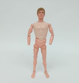 Palitoy Action Man Flocked Hair Blonde No Hands
