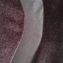 Velvet Black with red glitter and leather stripe mini dress size fits 6 /8 never worn Image 3