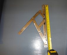 PVC window hinge 4 pairs stainless