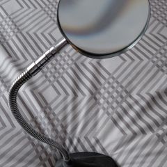 Vintage magnifying glass on stand
