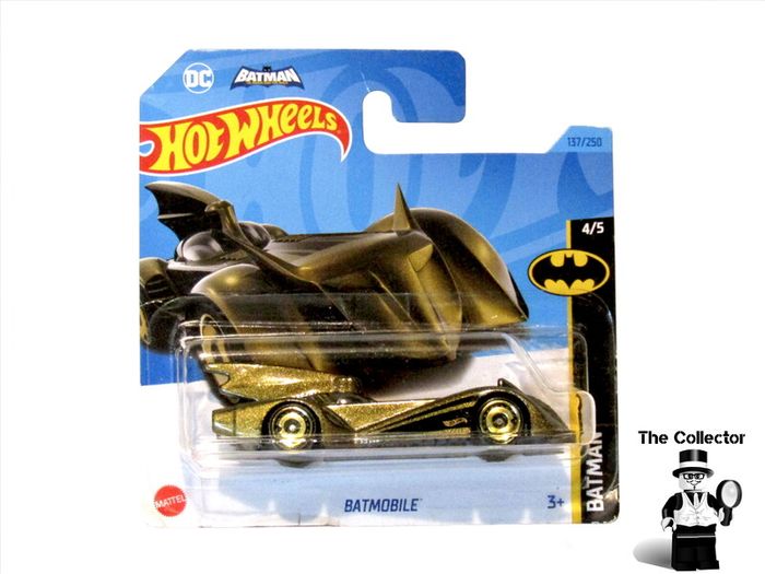 Hot Wheels Gold Batmobile Batman The Brave And The Bold Diecast Car Brand New Sealed