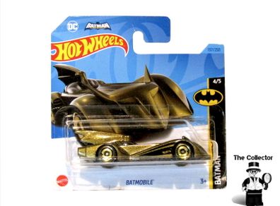 Hot Wheels Gold Batmobile Batman The Brave And The Bold Diecast Car Brand New Sealed