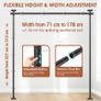Brand New WELDUN Room Divider Screen Frame Curtain Rods, Image 4