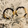 Tortoiseshell Acrylic Hoop Earrings  Geometric Resin Studs for Women Image 9