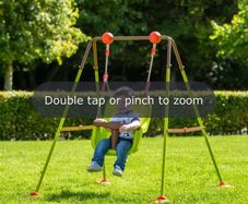 Folding baby swing