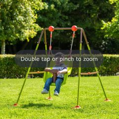 Folding baby swing
