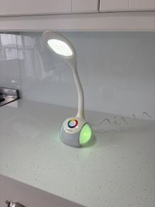 Bluetooth speaker with spotlight and led lights