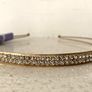 Claire's Gold Diamante Headband NEW Image 4
