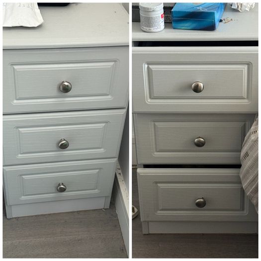 2x grey bed size lockers