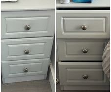 2x grey bed size lockers