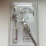 Large Vintage Silver Tone Crucifix Image 5