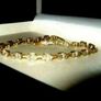 Vintage Hallmarked 14ct Gold Tennis Bracelet Image 9