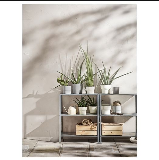 3  ikea shelving unit HYLLIS