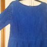 Missguided blue lace long sleeve flared dress girl's age 14 Postage included Image 5