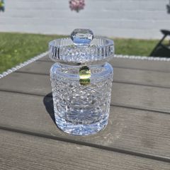 Vintage Waterford Crystal Lidded Preserve Jar