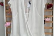 top Bnwt chiffon drape front top size X-Large Amber brand