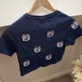 Ladies Tommy Hilfiger Cropped Cotton Tshirt Image 7