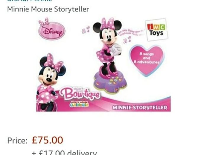 Minnie Mouse Storyteller (Pr 183)  2