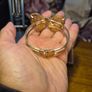 Vintage Golden Bow Bracelet Image 4