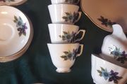 vintage 21 piece teaset