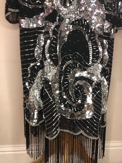 NEW black sparkly dress (size 24)
