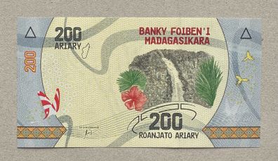 Madagascar 200 Ariary Banknote