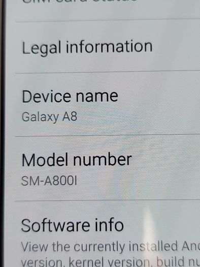 Samsung Galaxy A8, Model SM-A800I, 32GB, Excellent Condition and working great