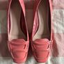 Bally coral pink patent leather square toe ballerina driving shoes EU40 Image 2