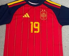 Spain Home Shirt Lamine Yamal 2 Stars 2026