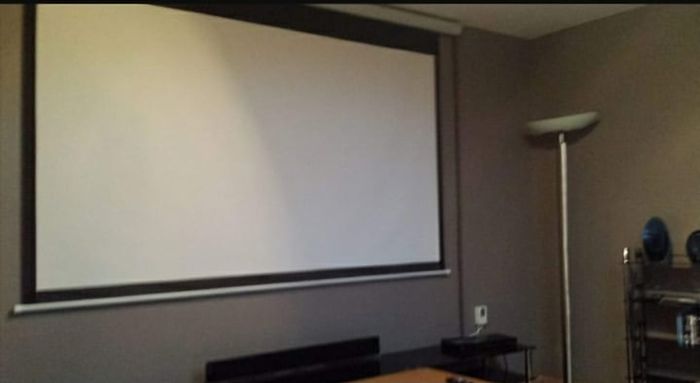Optoma Projector + 100inch Primeview Electric Screen Combo