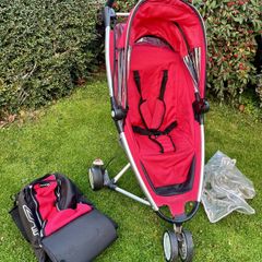 Quinny Zapp pushchair and Graco booster car seat