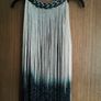 Dress with chain style top and golden threads Image 4