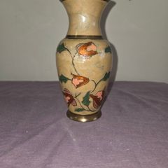 Cloisonne Brass Vase