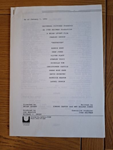 Beethoven Movie Press Kit