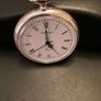 Sterling silver open face watch, Waltham, can be used as desk clock. Brand new Image 5