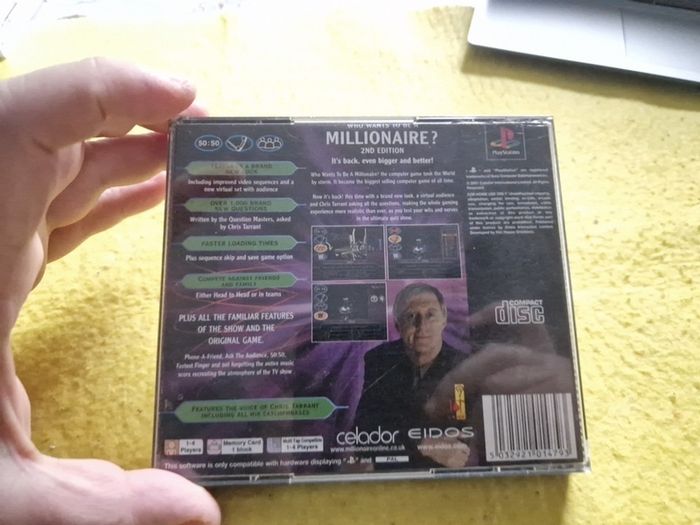 2nd Edition Who Wants to be a Millionaire PlayStation1 ps1 PlayStation2 ps2 games Original