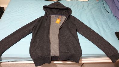 superdy small navy hoodie